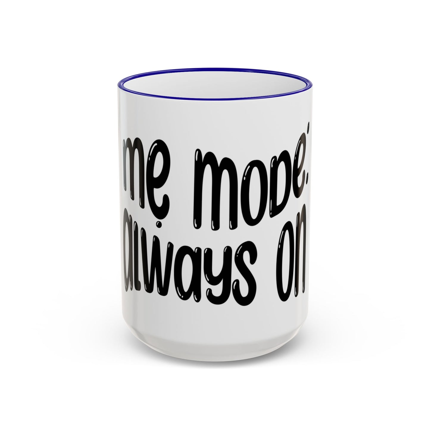 "Mẹ Mode: Always On" Accent Rim Coffee Mug for Vietnamese American Mothers