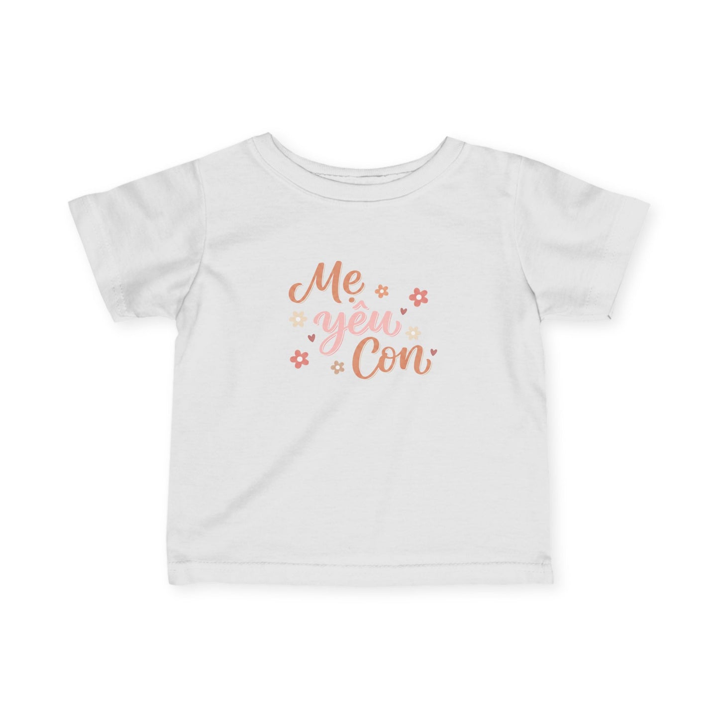 "Mẹ Yêu Con" Vietnamese American Toddler Tee Shirt