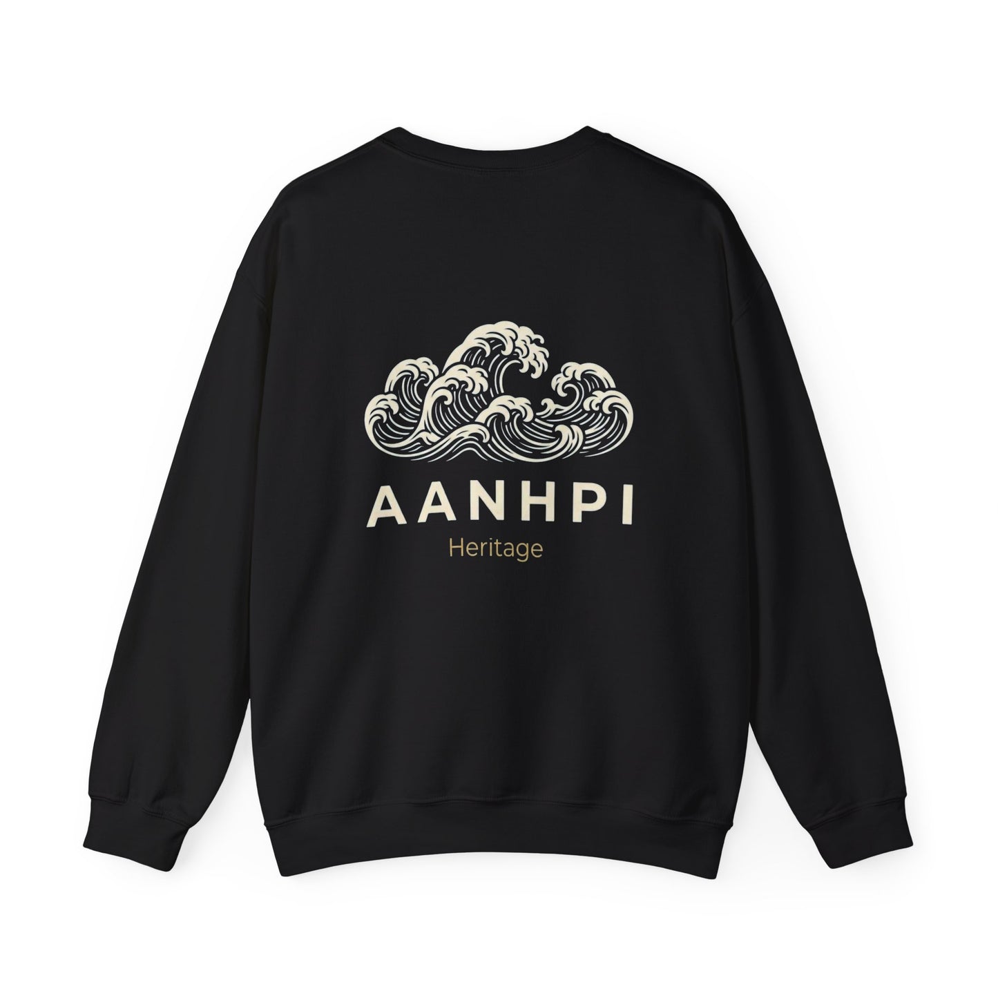 "AANHPI Heritage Pride" Crewneck Sweatshirt — Asian American Native Hawaiian Pacific Islander Heritage Month Pullover