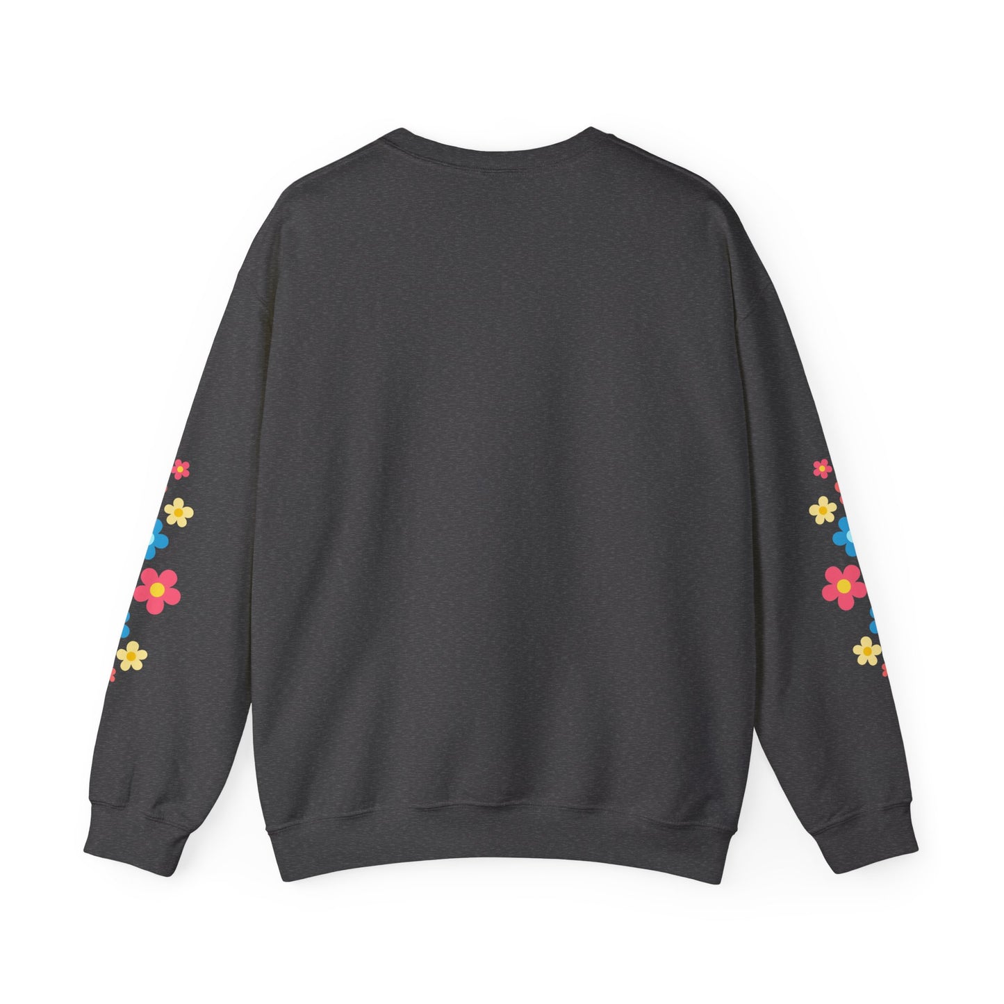 "Mẹ Mode: Always On" Vietnamese American Mom Floral Crewneck Sweatshirt