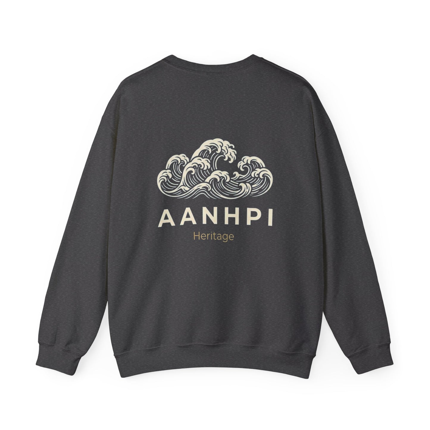 "AANHPI Heritage Pride" Crewneck Sweatshirt — Asian American Native Hawaiian Pacific Islander Heritage Month Pullover