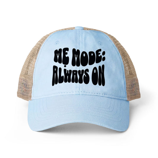 "Mẹ Mode: Always On" Vietnamese American Women's Washed Mesh-Back Cap