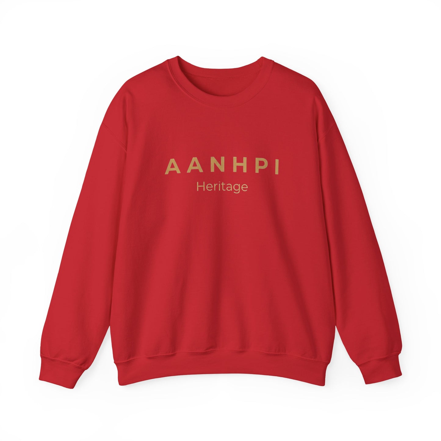 "AANHPI Heritage Pride" Crewneck Sweatshirt — Asian American Native Hawaiian Pacific Islander Heritage Month Pullover