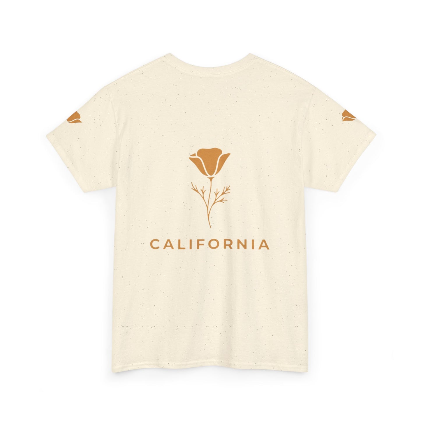 California Poppy Tee — Minimal Floral California T-Shirt