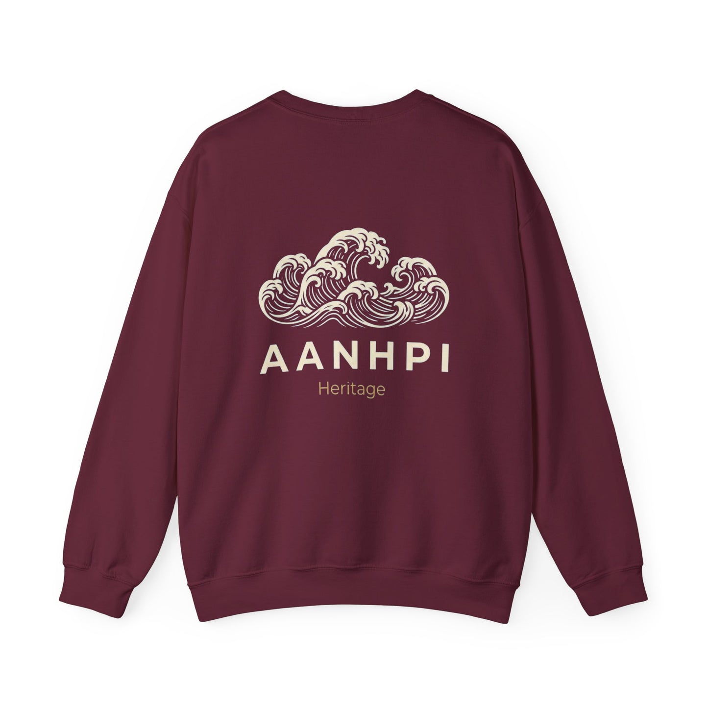 "AANHPI Heritage Pride" Crewneck Sweatshirt — Asian American Native Hawaiian Pacific Islander Heritage Month Pullover
