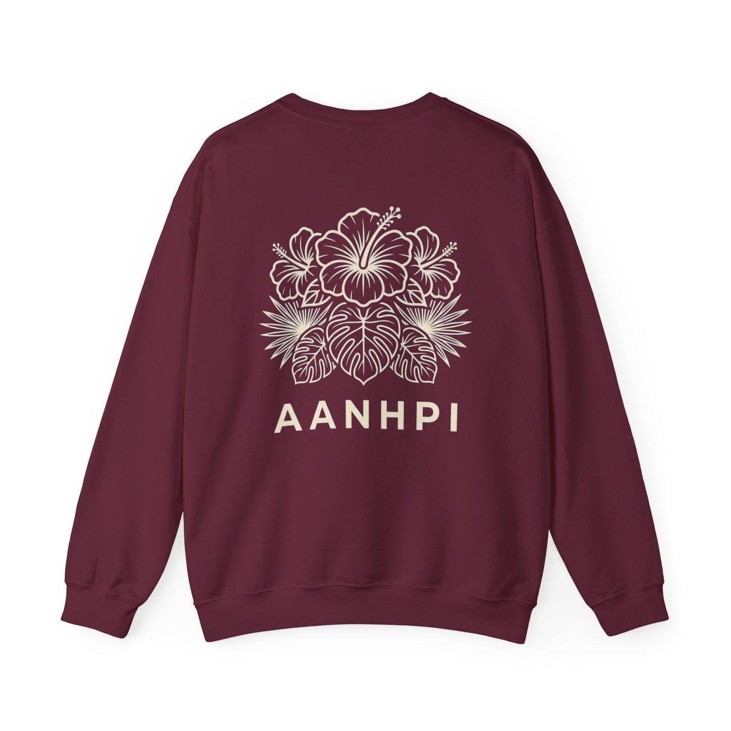 "AANHPI Heritage Pride" Crewneck Sweatshirt — Asian American Native Hawaiian Pacific Islander Heritage Month Pullover