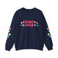 "Mẹ Mode: Always On" Vietnamese American Mom Floral Crewneck Sweatshirt