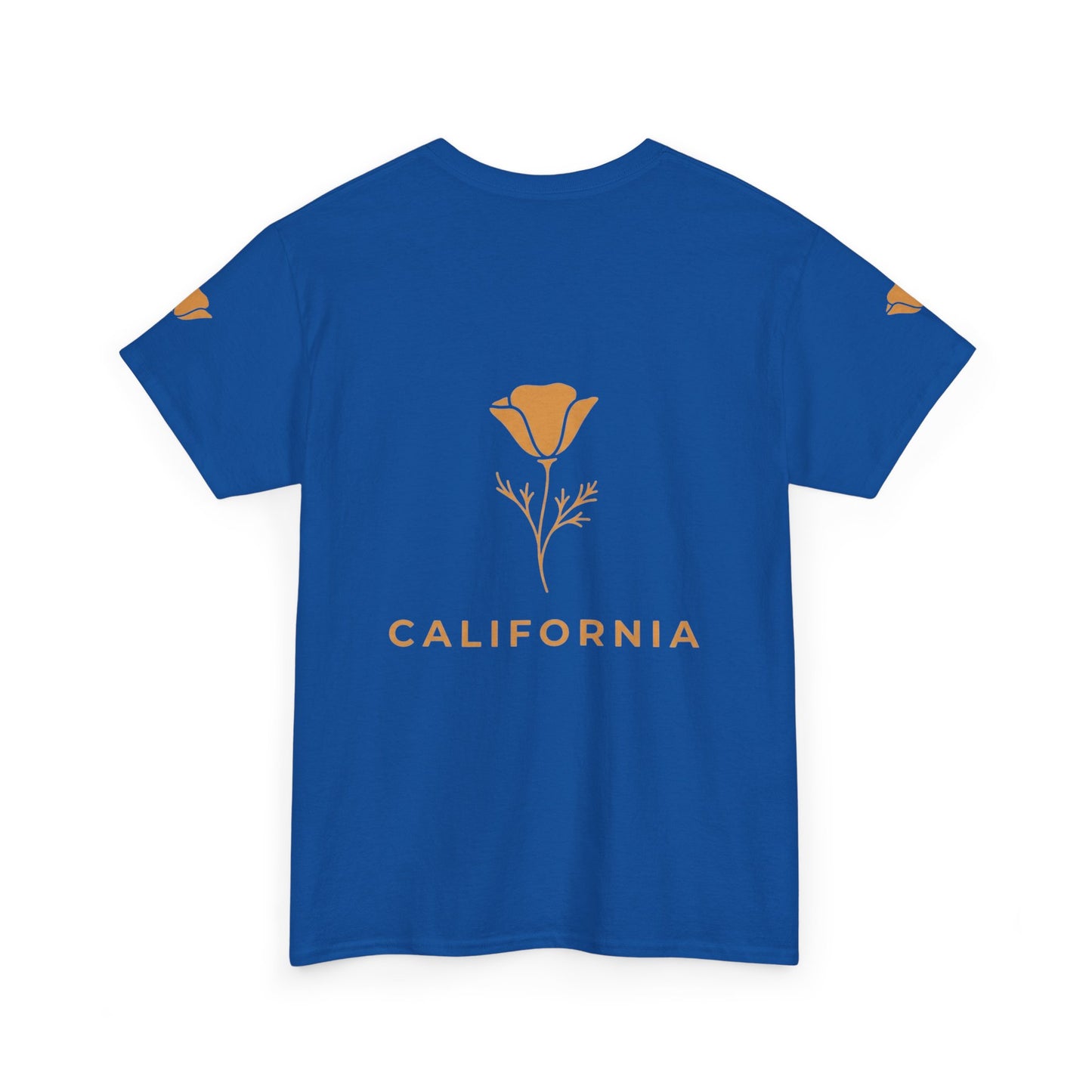 California Poppy Tee — Minimal Floral California T-Shirt