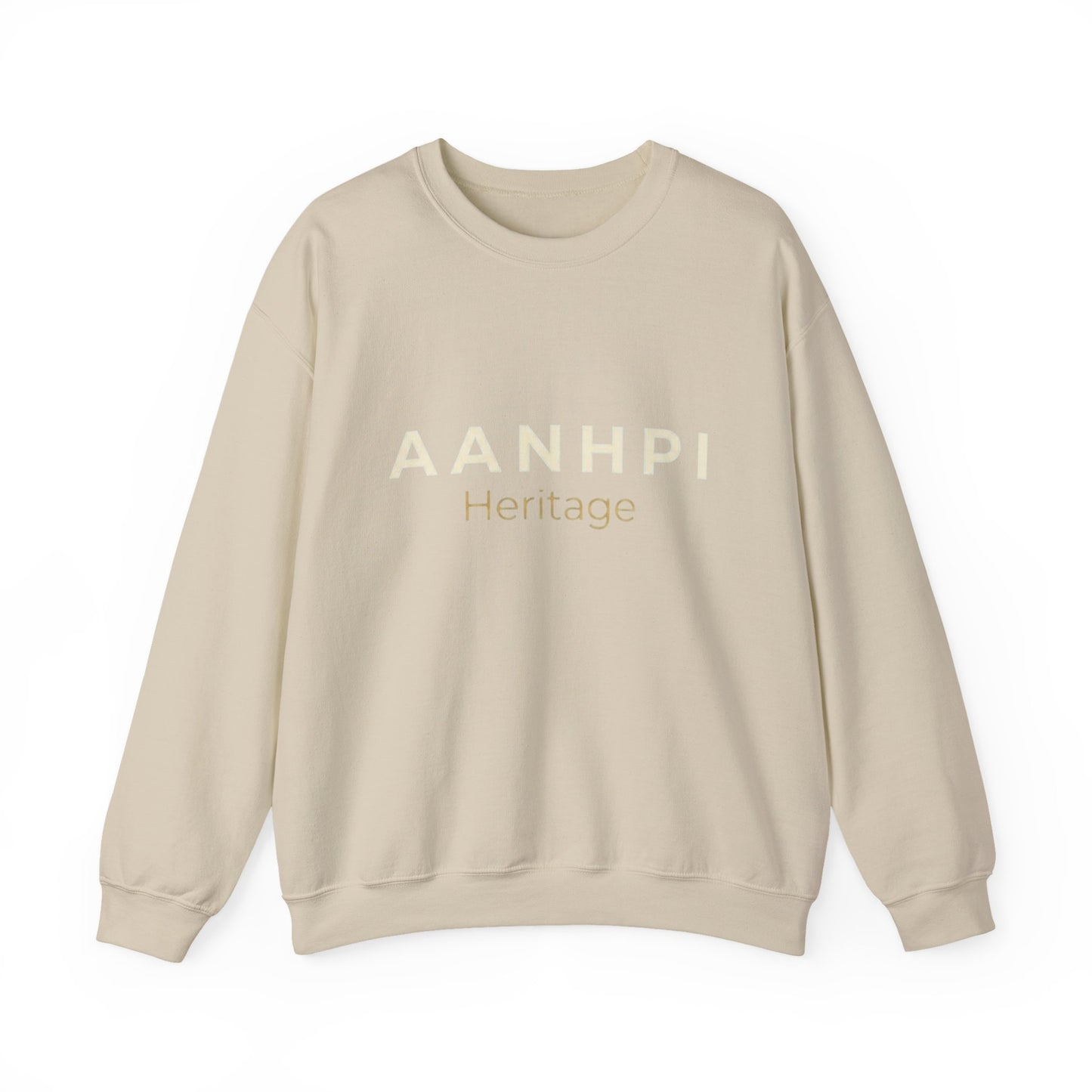 "AANHPI Heritage Pride" Crewneck Sweatshirt — Asian American Native Hawaiian Pacific Islander Heritage Month Pullover