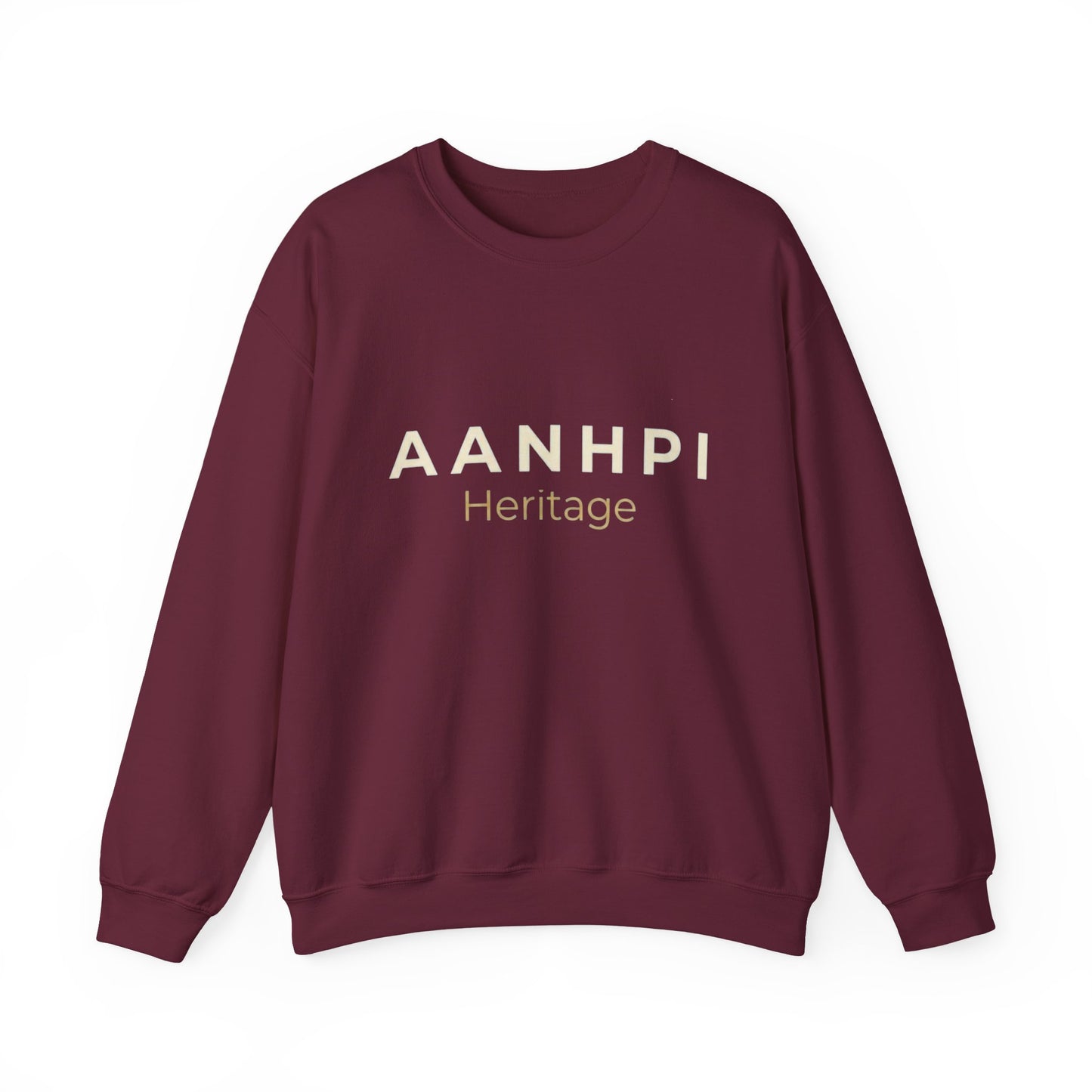 "AANHPI Heritage Pride" Crewneck Sweatshirt — Asian American Native Hawaiian Pacific Islander Heritage Month Pullover
