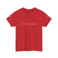 California Poppy Tee — Minimal Floral California T-Shirt