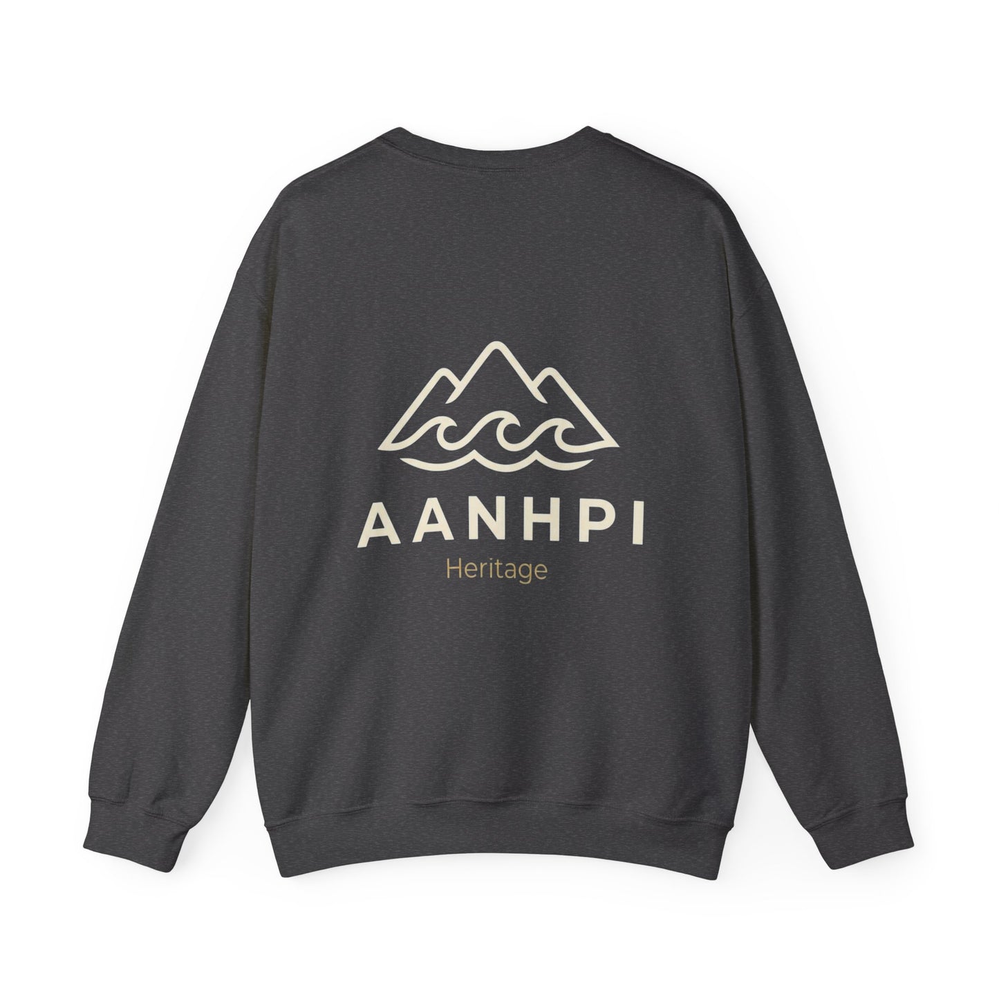 "AANHPI Heritage Pride" Crewneck Sweatshirt — Asian American Native Hawaiian Pacific Islander Heritage Month Pullover