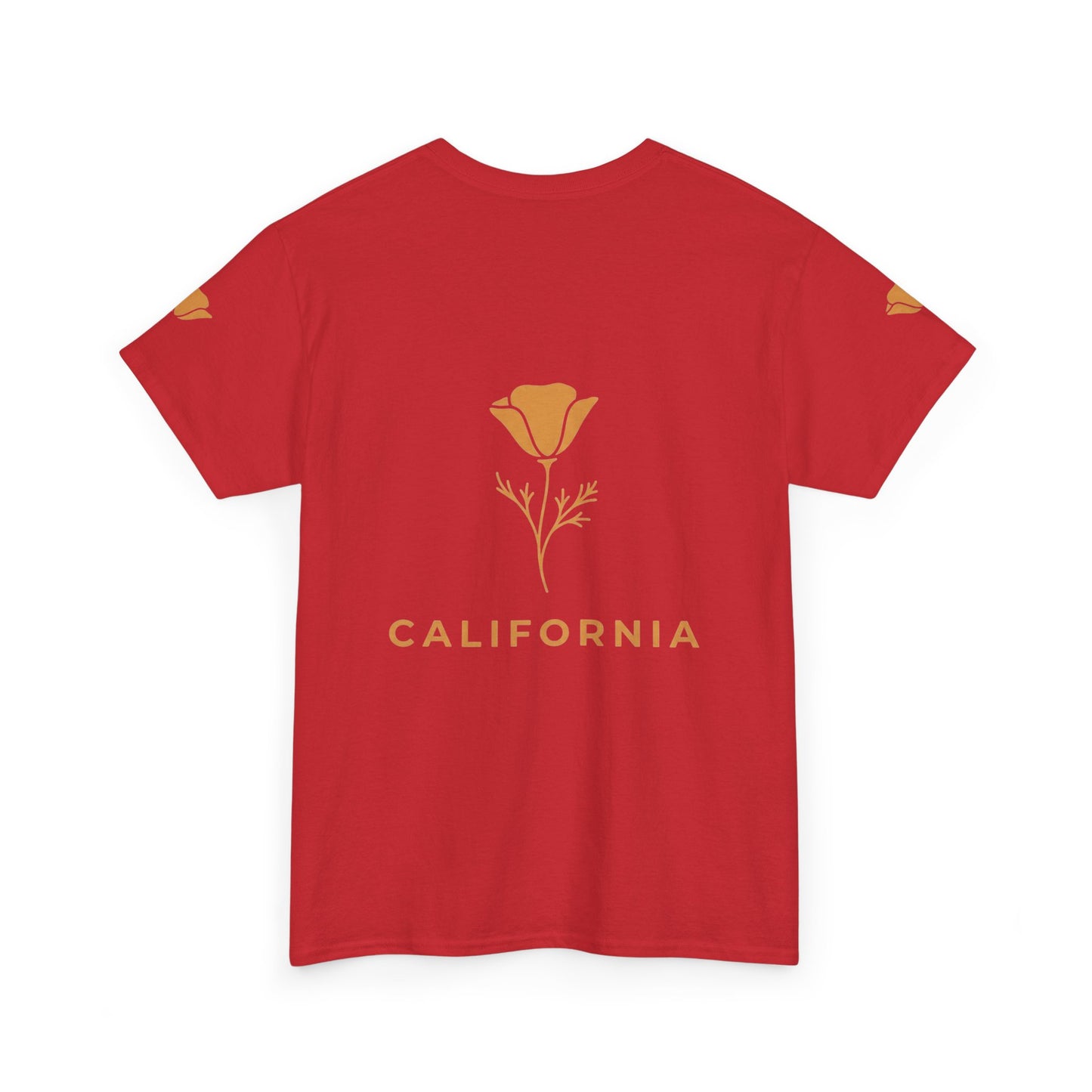 California Poppy Tee — Minimal Floral California T-Shirt
