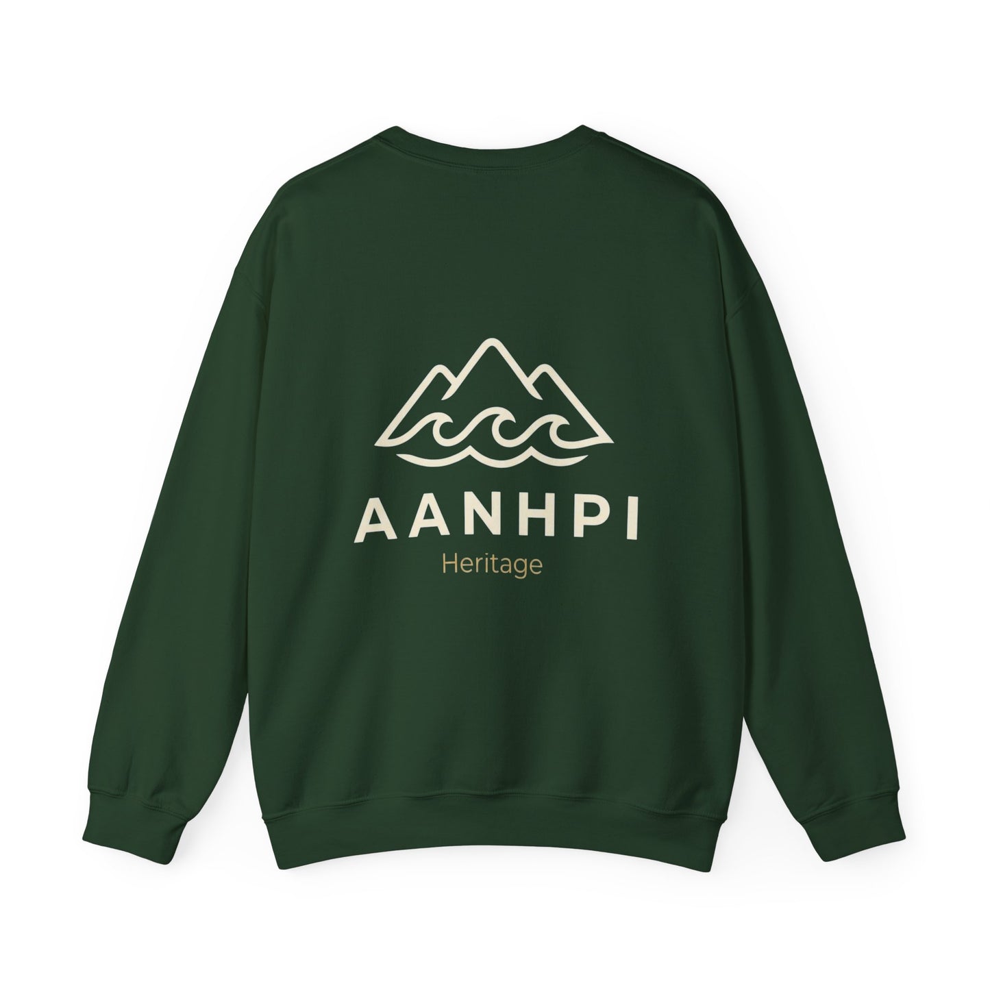 "AANHPI Heritage Pride" Crewneck Sweatshirt — Asian American Native Hawaiian Pacific Islander Heritage Month Pullover