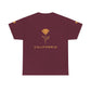 California Poppy Tee — Minimal Floral California T-Shirt