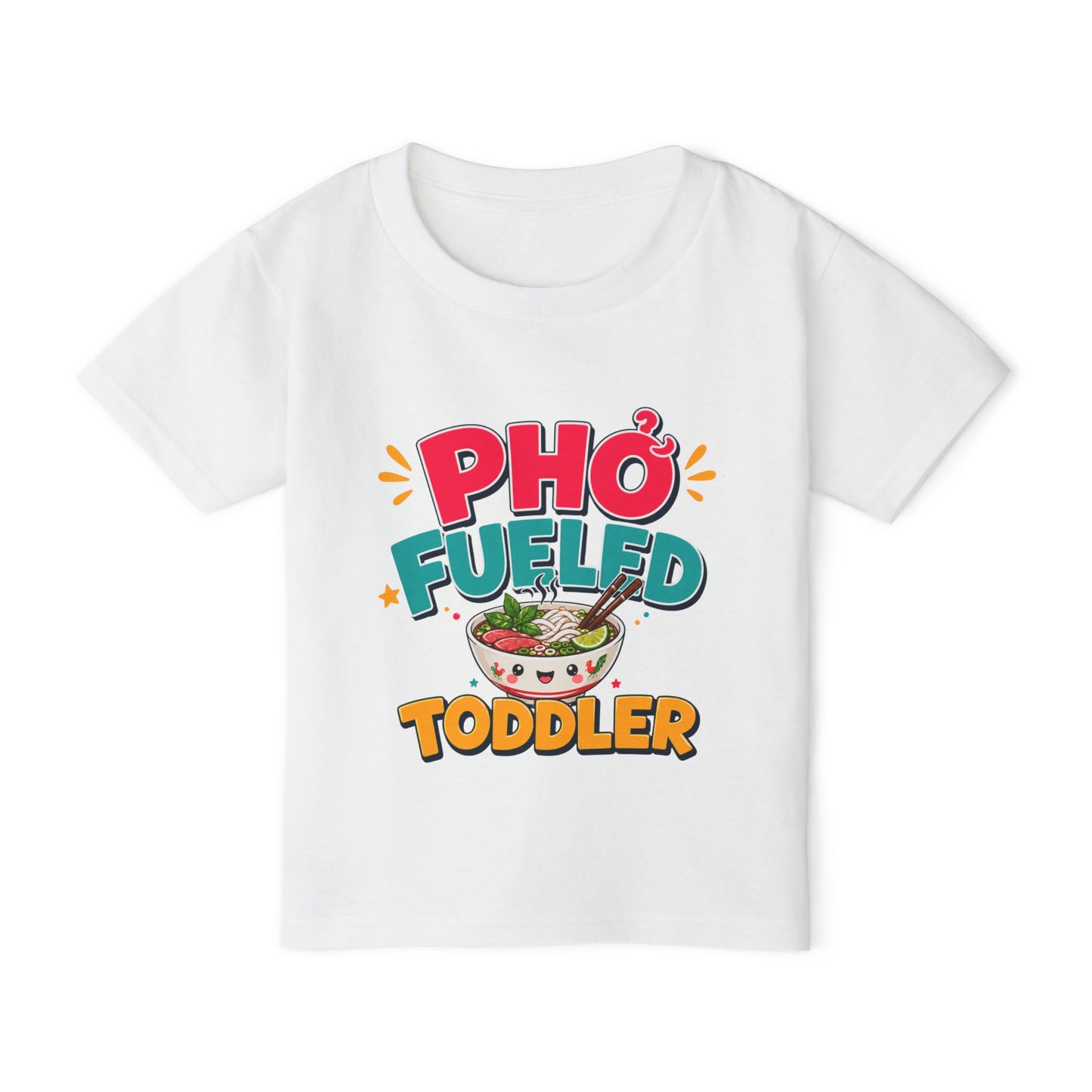 "Phở Fueled Toddler" Graphic Tee — Vietnamese American Kids Shirt