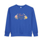 "Bà’s Little Love" Floral Vietnamese American Inspired Grandma Loving Toddler Sweatshirt