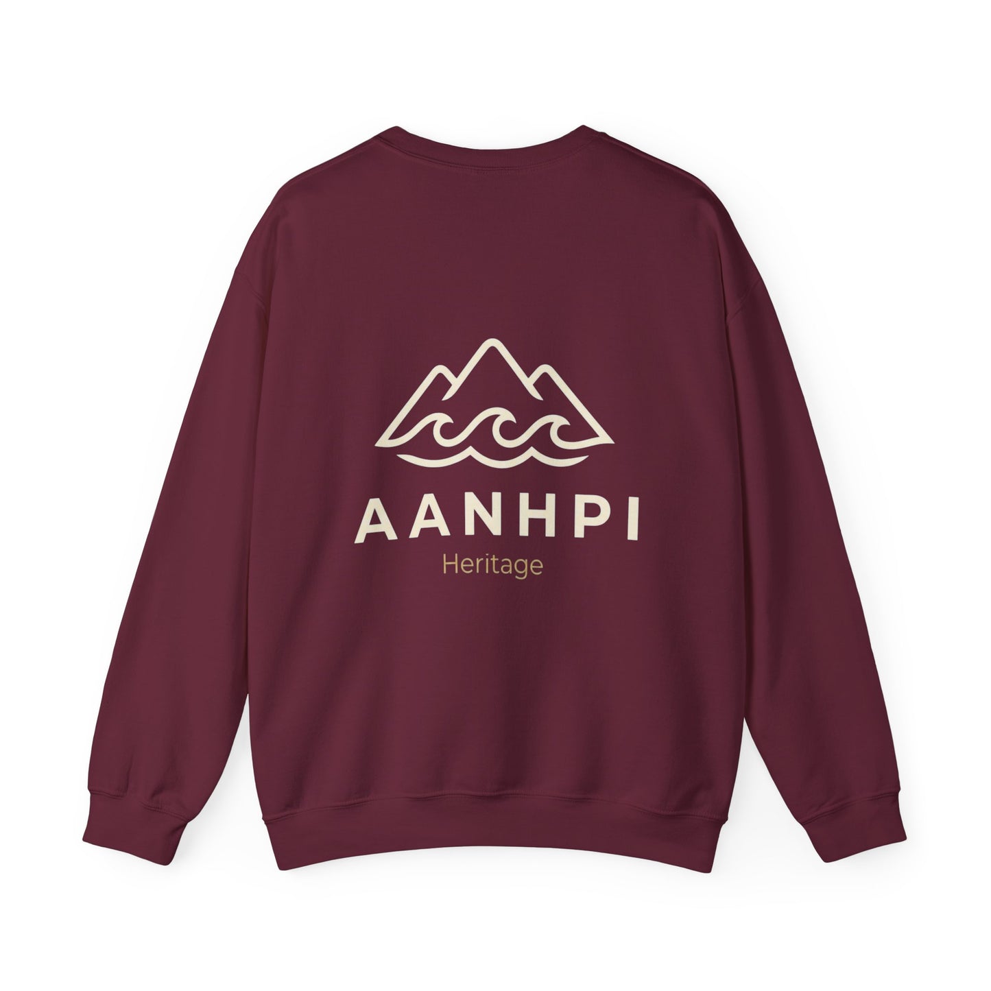 "AANHPI Heritage Pride" Crewneck Sweatshirt — Asian American Native Hawaiian Pacific Islander Heritage Month Pullover