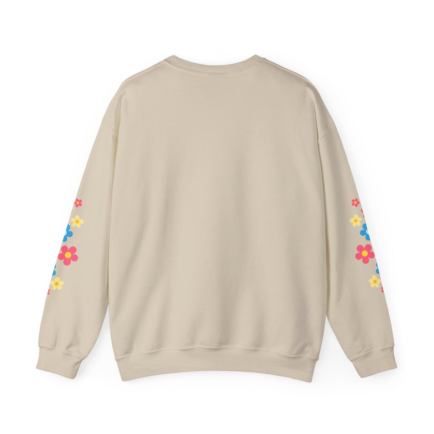 "Mẹ Mode: Always On" Vietnamese American Mom Floral Crewneck Sweatshirt