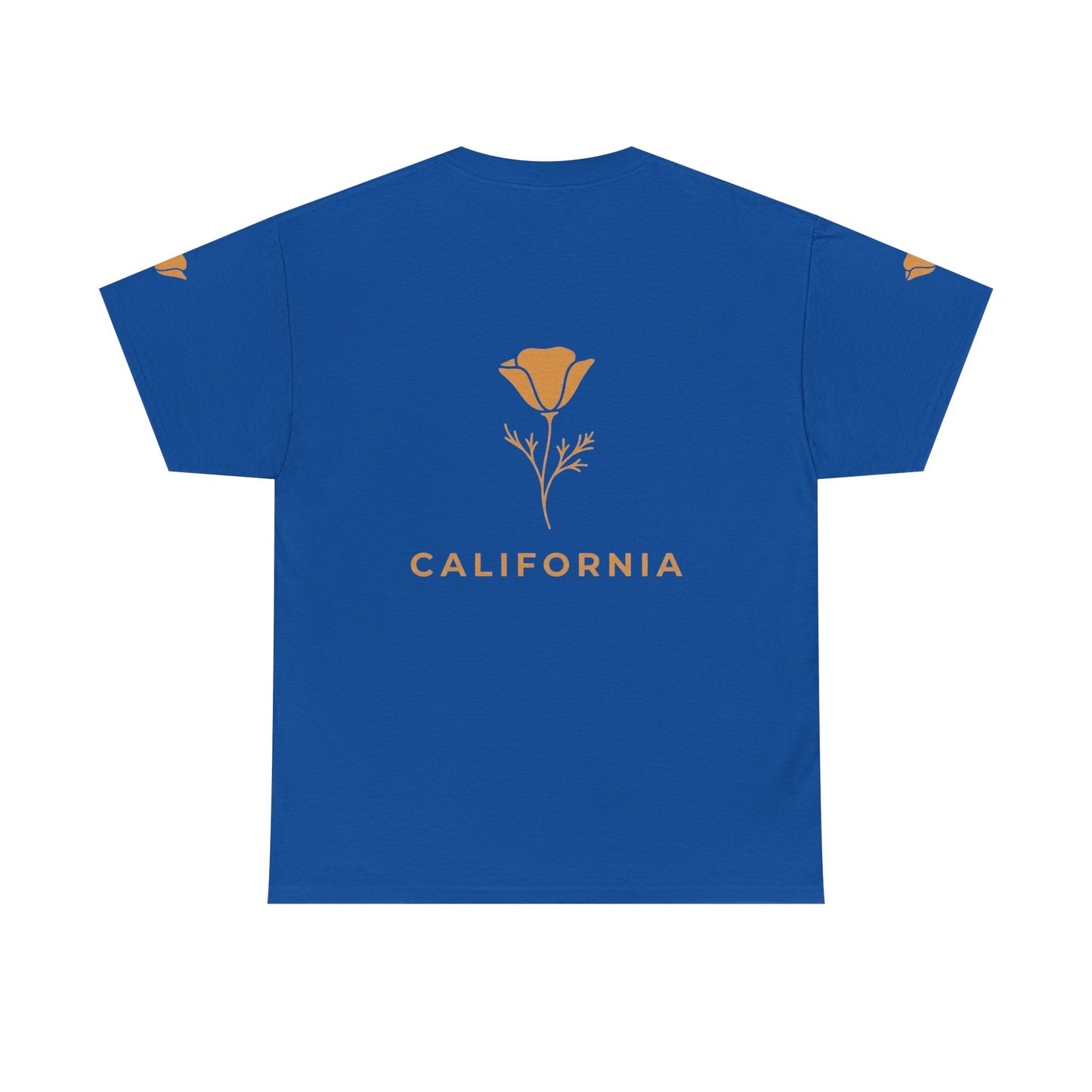 California Poppy Tee — Minimal Floral California T-Shirt