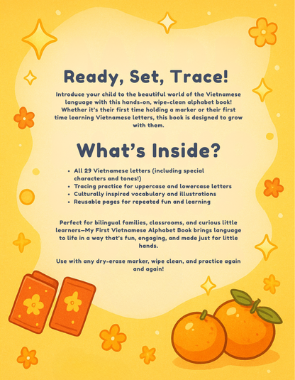 My First Vietnamese Alphabet Book (Coming Soon in August)