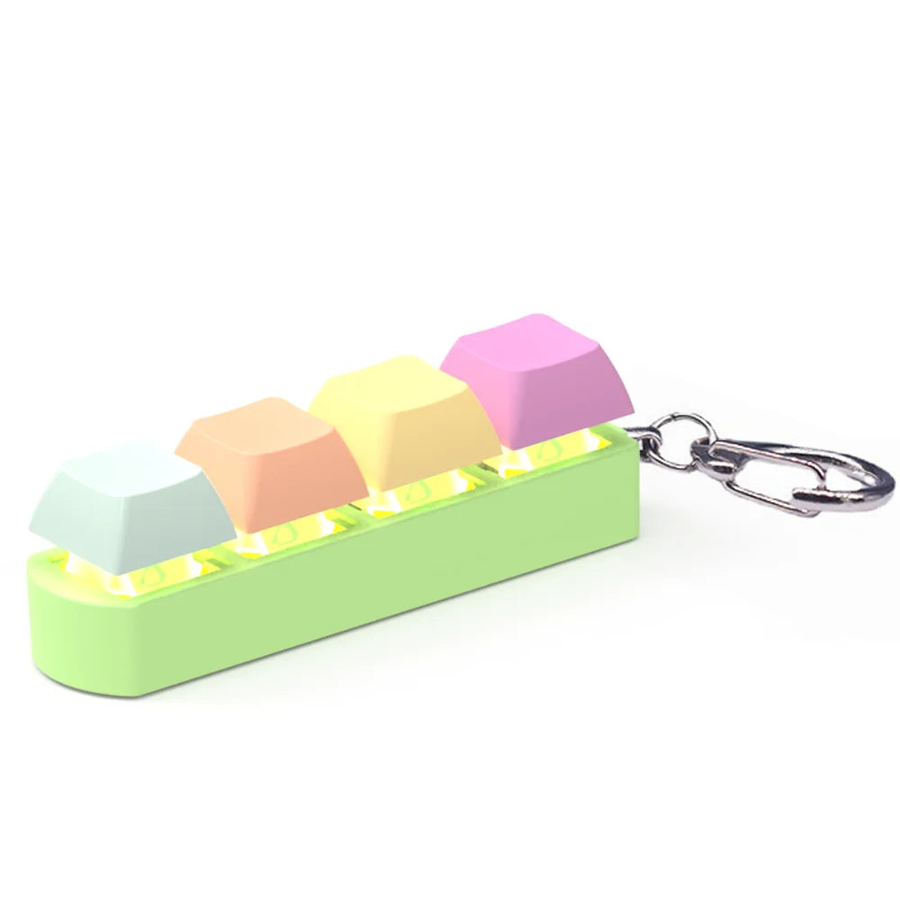 4 Keys Keyboard Keycaps Fidget Toy — DIY Finger Stress Relief Buttons