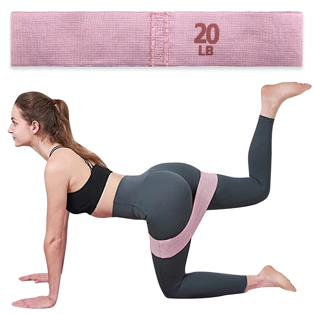 Hip Resistance Bands — Anti-Slip Elastic Fitness Strips