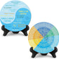 Feelings Wheel Therapy Desk Decor — Double-Sided Emotional Awareness Chart