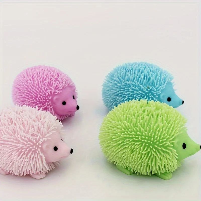 Hedgehog Squeeze Ball — Cute Glitter Sensory Fidget Toy